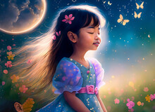 Blue Fantasy Magical Fairy