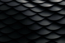 Grey And Black Snake Scales, Abstract Black And White Graphic Design With Geometric Shapes And Contrast.
