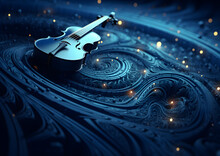 Violin Abstract Music Background