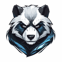 Esport Vector Logo Panda, Panda Icon, Panda Head, Vector