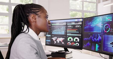 Poster - Analyst Woman Looking