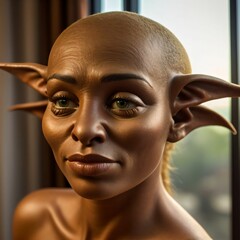 Wall Mural - Goblin-elf girl