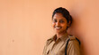 © Sachin - Professional Indian Woman Police in Khaki Uniform - Smiling and Confident - AI-Generated