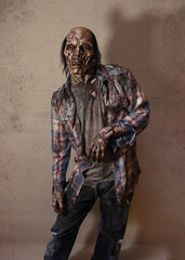 Wall Mural - Walking Zombie Decayed Style Zombie	