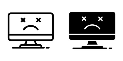 Error icon. sign for mobile concept and web design. vector illustration