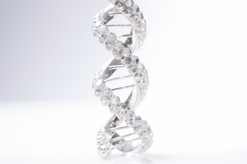 Wall Mural - Diamond DNA Helix Abstract Background