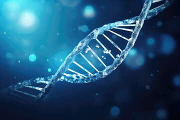 Wall Mural - DNA Helix Abstract Background