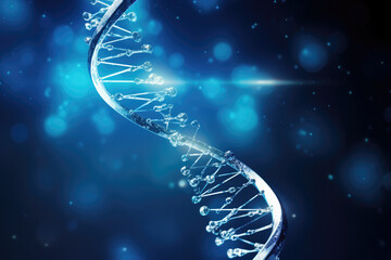 Wall Mural - DNA Helix Abstract Background