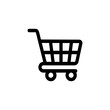 © M. Khaerul Ihsan - Push cart icon for shopping, white bacground, mall, supermarket, shopping