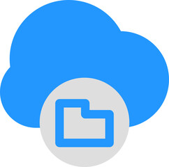 Poster - simple and clean cloud icon
