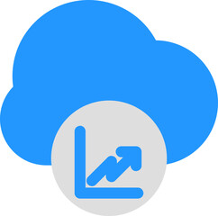 Poster - simple and clean cloud icon