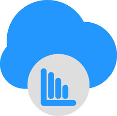 Poster - simple and clean cloud icon