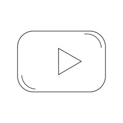 Wall Mural - video icon vektor