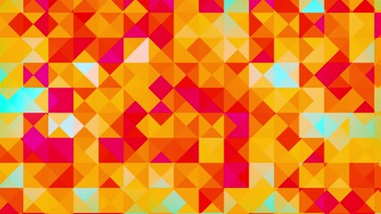 Aufkleber - Abstract triangles. Computer generated 3d render