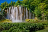 Fototapeta Kwiaty - waterfall in plitvice national park