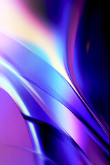 Poster - Dark futuristic bright smooth background. Generated AI.