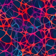 Seamless Pattern Of Colorful Web Background