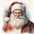 © MiraCle72 - Vintage watercolor style Santa Claus