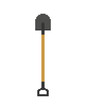 Shovel pixel art isolated. 8 bit Spade tool. pixelated Vector illustration