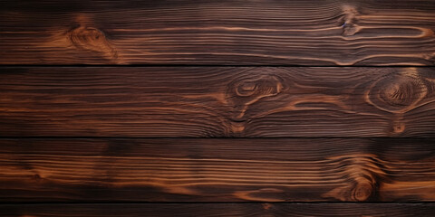 Top view. Dark wooden texture backdrop. Rustic three-dimensional wood texture. Modern wooden facing background