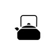 © Satoshi Kikyo - Kettle icon.Flat silhouette version.