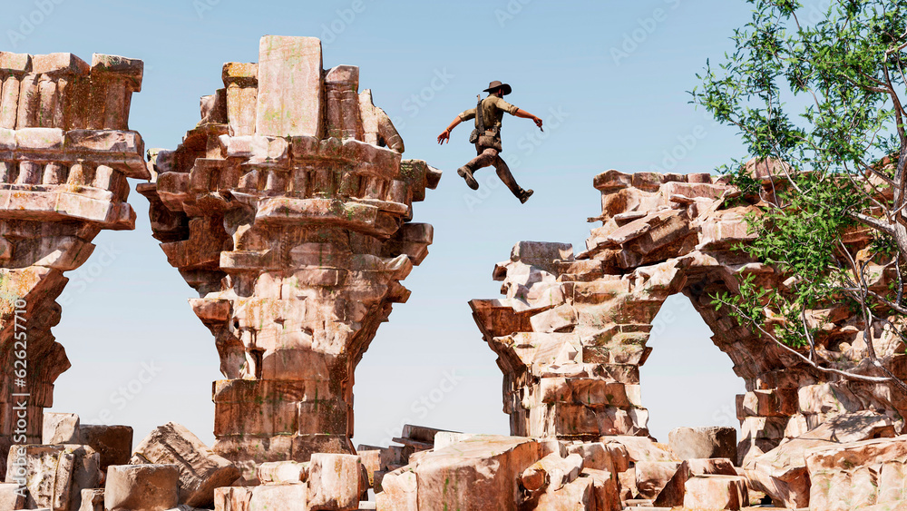 Explorer and archaeologist, worlds disappeared. Ancient civilizations ...
