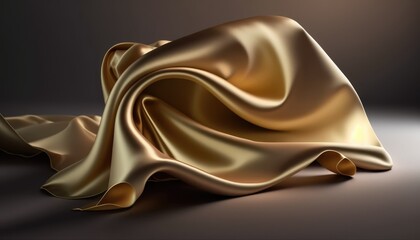 luxurious and smooth silky drapery texture backdrop design generative ai