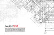 © Amgun - Architectural background. Building construct plan. Interior design sketch draw. Home floor architect pattern. Office reconstruction project. Abstract technology illustration. Vector blueprint.