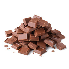 Aufkleber - Cubes of milk chocolate