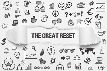 Sticker - The great reset	