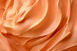 Close up of an orange- beige surface texture of Ice cream  gourmet gelato - food background