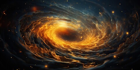 Wall Mural - AI Generated. AI Generative. Modern minimal solar system galaxy space decoration abstract background poster close future cyber space
