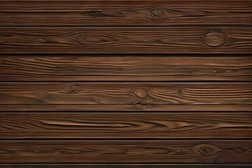 Wall Mural - Old brown rustic dark grunge wooden timber wall or floor or table texture - oak wood background banner