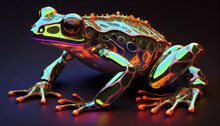Red Eyed Tree Frog Generative By Ai 