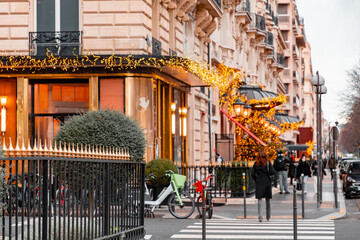 Poster - General street view from Paris, the French capital