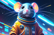 © 미나 최 - rat in clothes. Generative AI