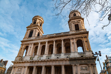 Wall Mural - The Church of Saint-Sulpice, a Roman Catholic church in Paris, France