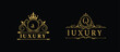 © Akash Rejwan - Luxury Logo template in vector for Restaurant, Hotel, Heraldic, Jewelry,Royalty, Boutique, Cafe, Fashion and other vector illustration set of fire labels,vintage, gold, design, vector, art, sign, illu