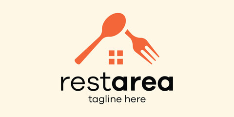 Sticker - logo design restaurant icon vector inspiration