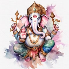 Happy Ganesh Chaturthi, lord ganesha, ganpati, Generative ai.