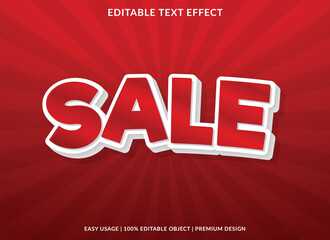 Poster - sale text effect template
