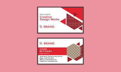 Poster - Business card Modern, Double-sided Creative business card, name card, visiting cards, visit card, corporate business cards, own card, Personal Card, void, grab, introduction, recruitment, id, elegant,