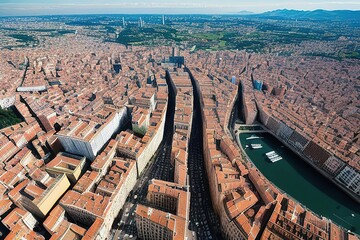 Wall Mural - aerial view