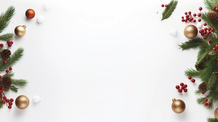 christmas minimalslist flat lay background