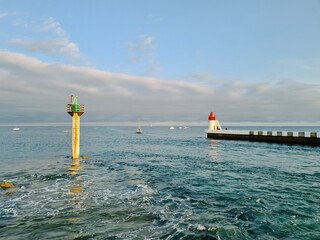 Phare de Capbreton le matin 