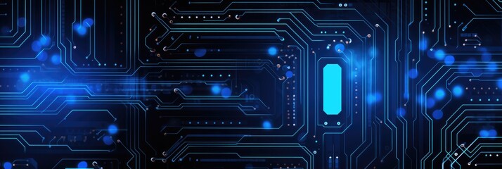 Leinwandbilder - Modern technology circuit board texture background design.
