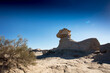 Sphinx erode rock in Valley of the Moon, Ischigualasto, Argentina