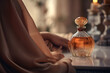 Bottle of Arabic oil perfume, Generative AI 3