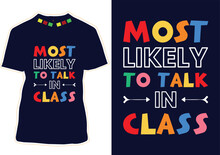 Back To School T-shirt Design