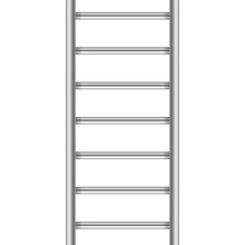 Realistic Detailed 3d Vertical Metal Ladder Section Isolated On A White Background. Vector Illustration Of High Stair